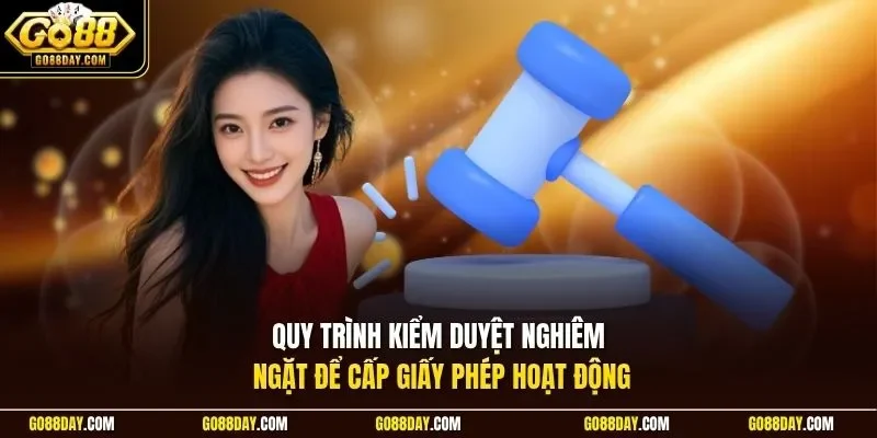 Quy trình kiểm duyệt nghiêm ngặt để cấp giấy phép hoạt động 